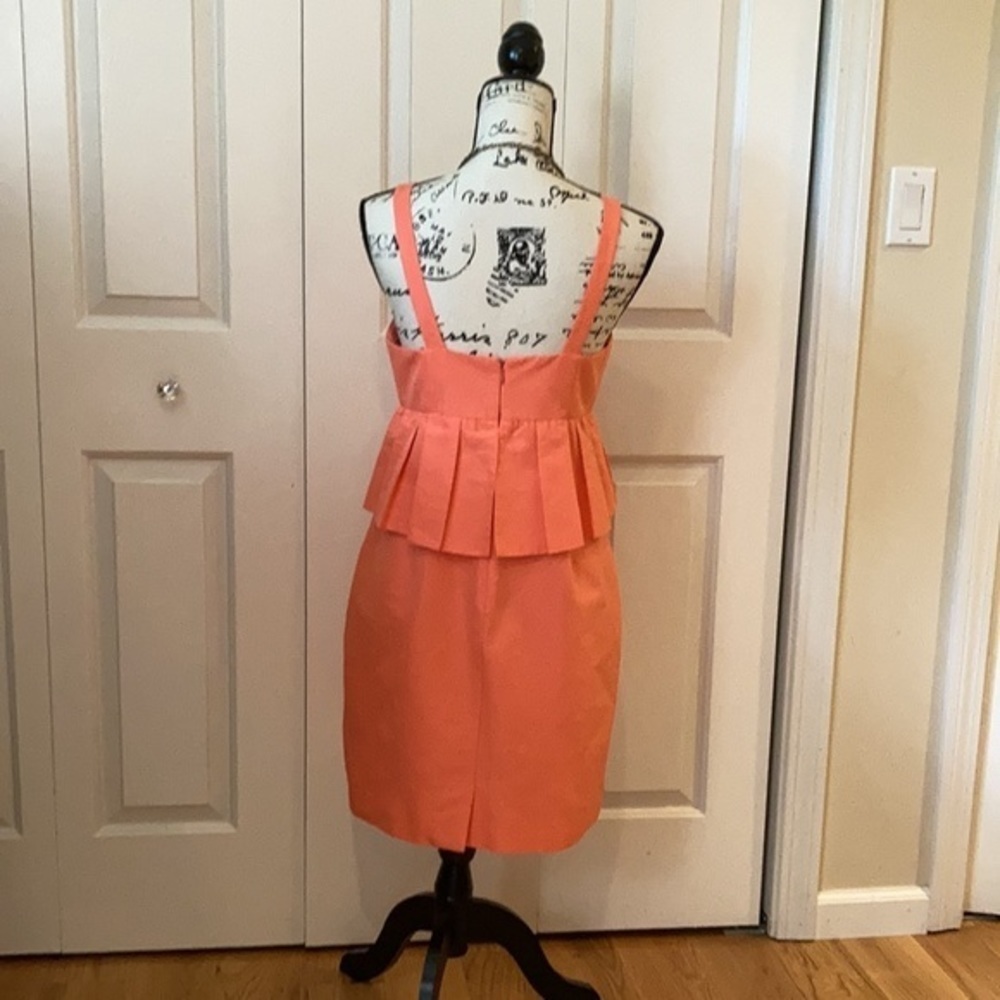 J. Crew Peplum Party Dress in classic fraille Sz 4​ - Picture 9 of 10